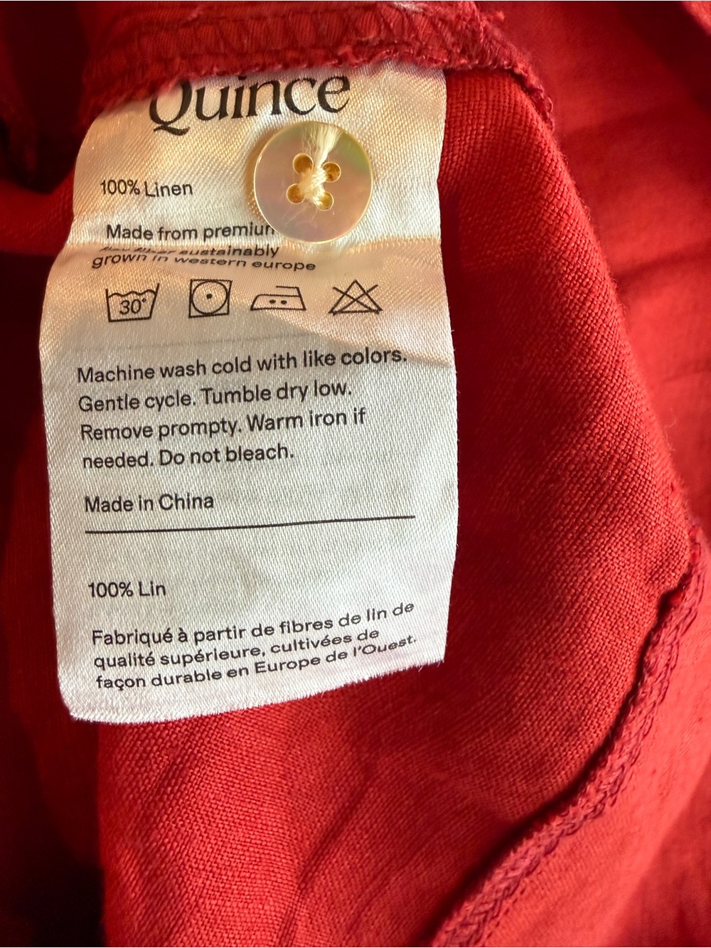 EUC Quince 100% European Linen Sleeveless Swing Dress in Chile - Picture 10 of 11